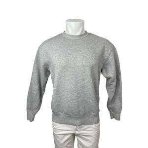 Fursac Gray Crew Neck Long Sleeve Sweater Activewear Athletic Sweatshirt Top M